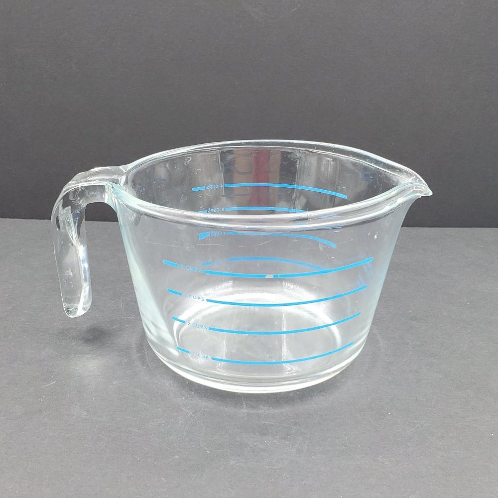 Pyrex M-320 Glass Measuring Cup Batter Bowl Mixing Bowl 4 Cup